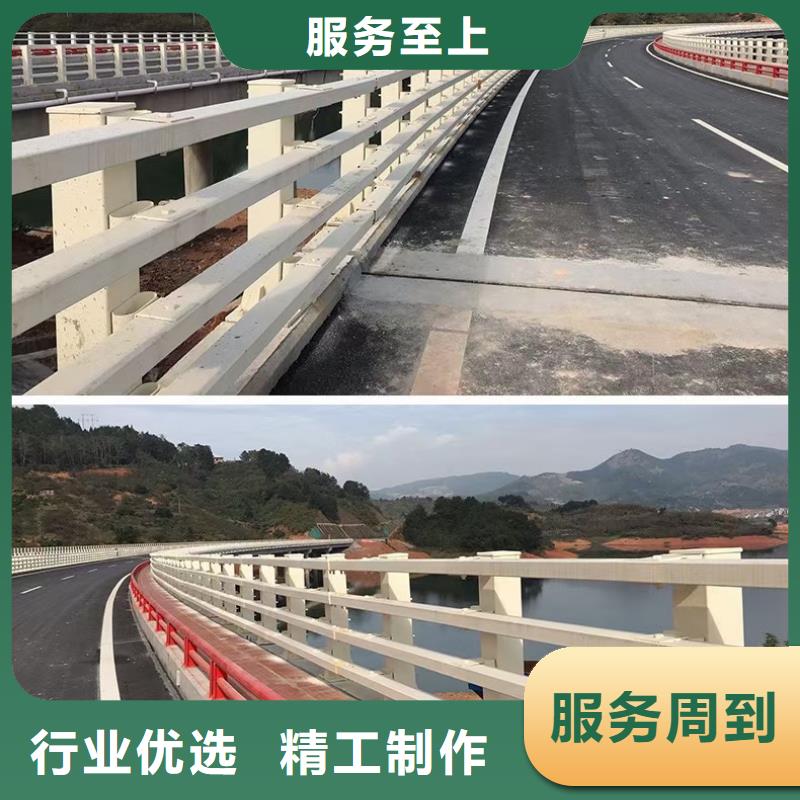 桥梁栏杆-不锈钢复合管护栏价格低价格实惠工厂直供