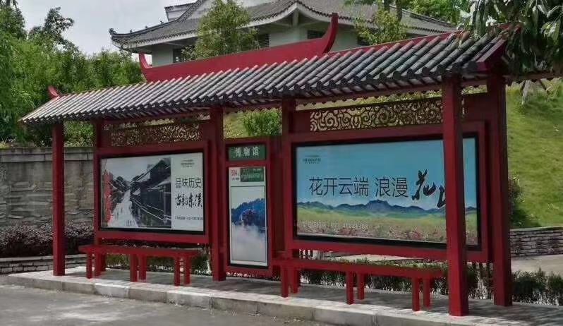 候车亭生产厂家来厂考察用心做产品