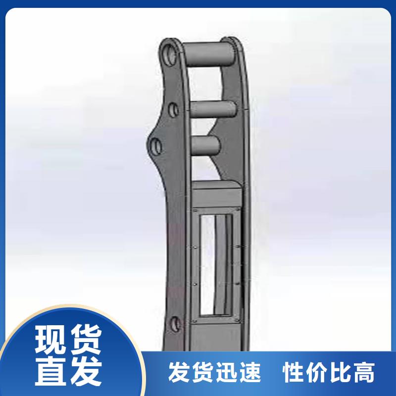 防撞桥梁护栏立柱厂家直销快捷物流