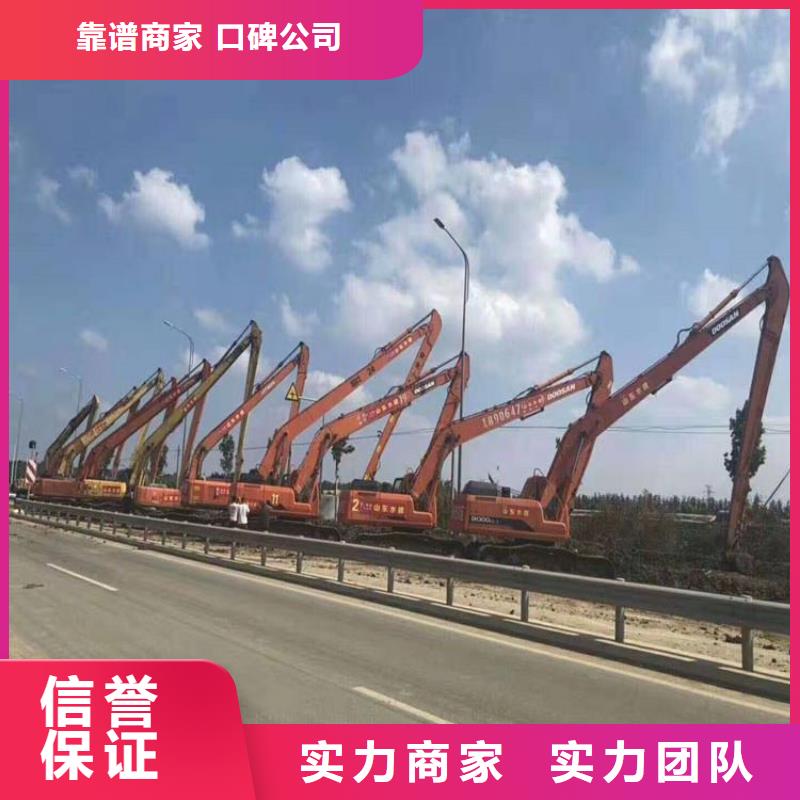 哪里有长臂挖掘机出租怎么联系实力团队