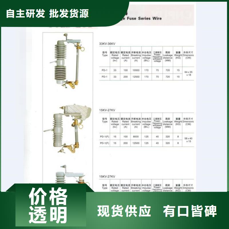 防风型跌落式熔断器HGRW2-35/200A实体厂家大量现货