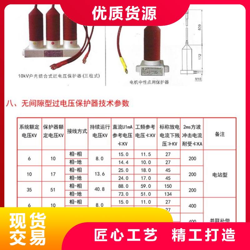 【】过电压保护器(组合式避雷器)YH5WZ-17/45*2销售的是诚信