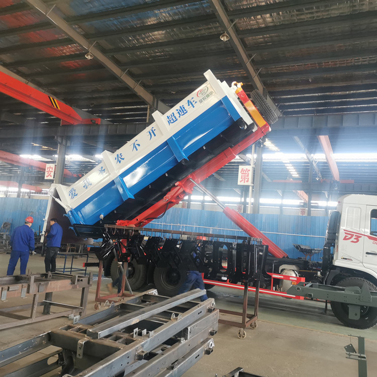 环保定做新款15立方粪污自卸车欢迎订购保障产品质量