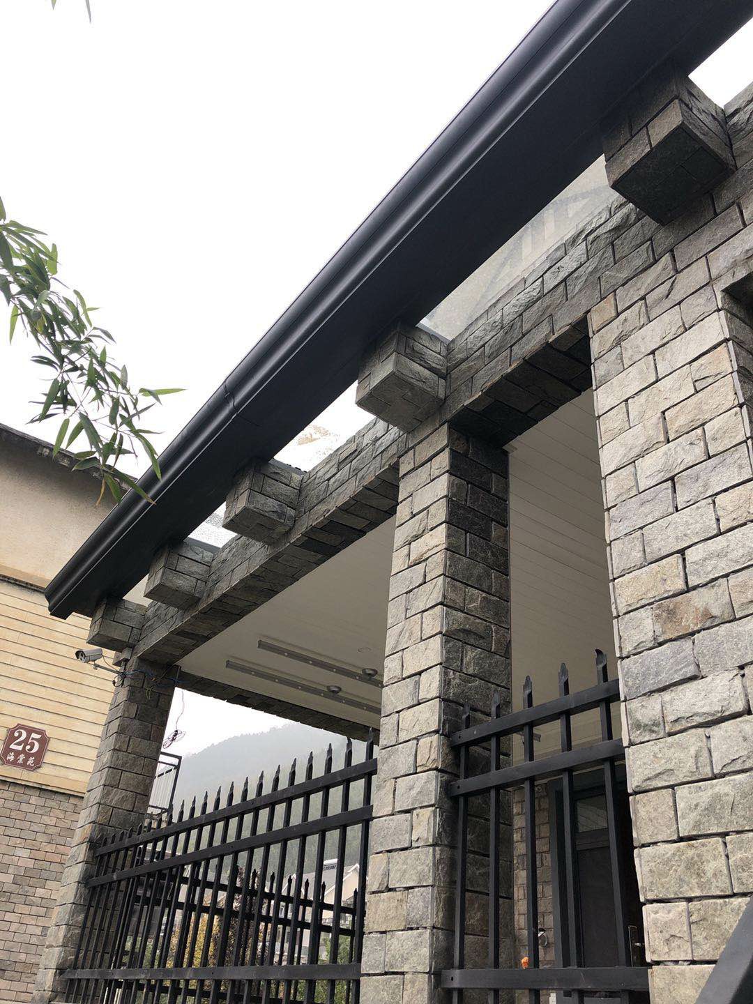 彩铝天沟厂房彩钢雨水管源头直供的图文介绍