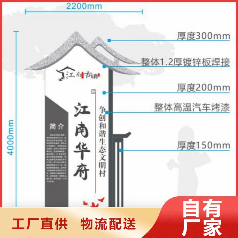 不锈钢美丽乡村标牌发货及时规格齐全