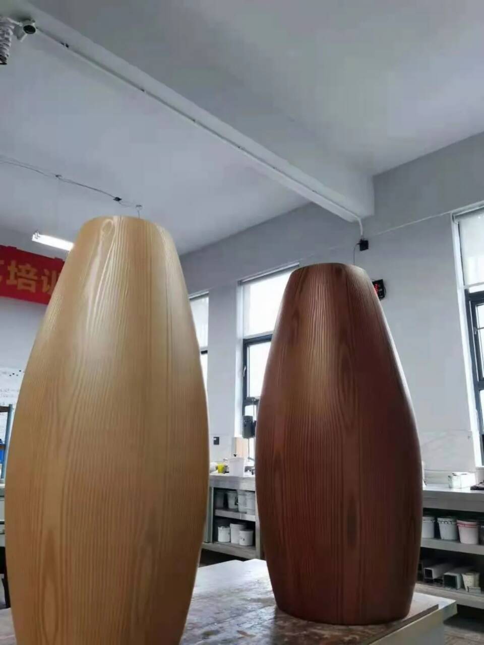 廊架护栏木纹漆，钢结构仿木纹漆，仿古木纹漆厂家定制