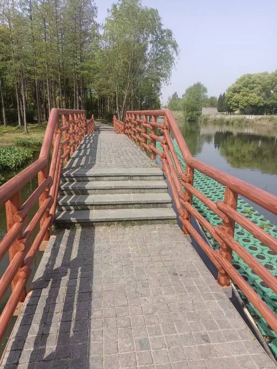 廊架长廊木纹漆全包施工价格