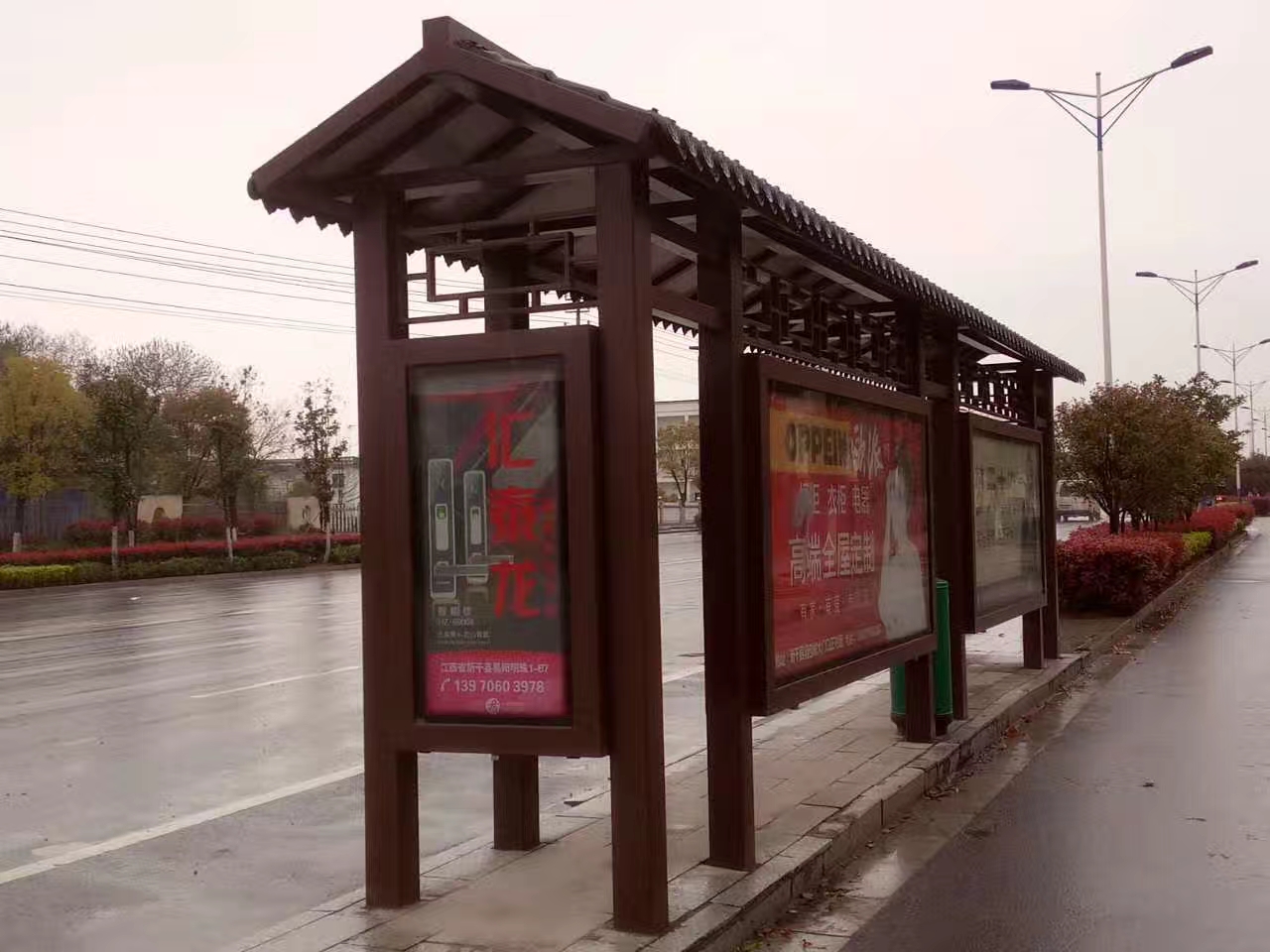 公交站台候车亭实体大厂当地公司