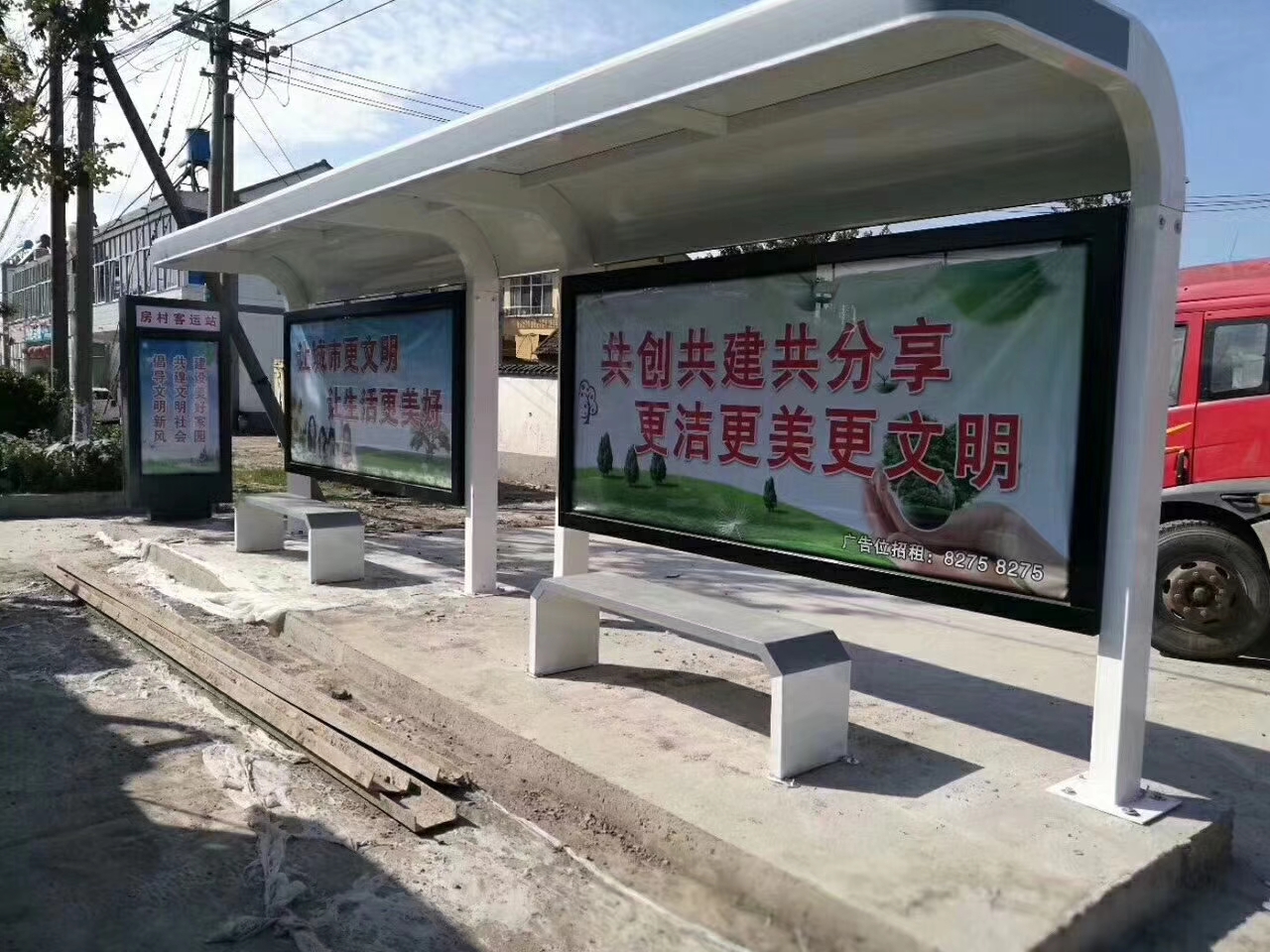 新款候车亭质量可靠拒绝伪劣产品