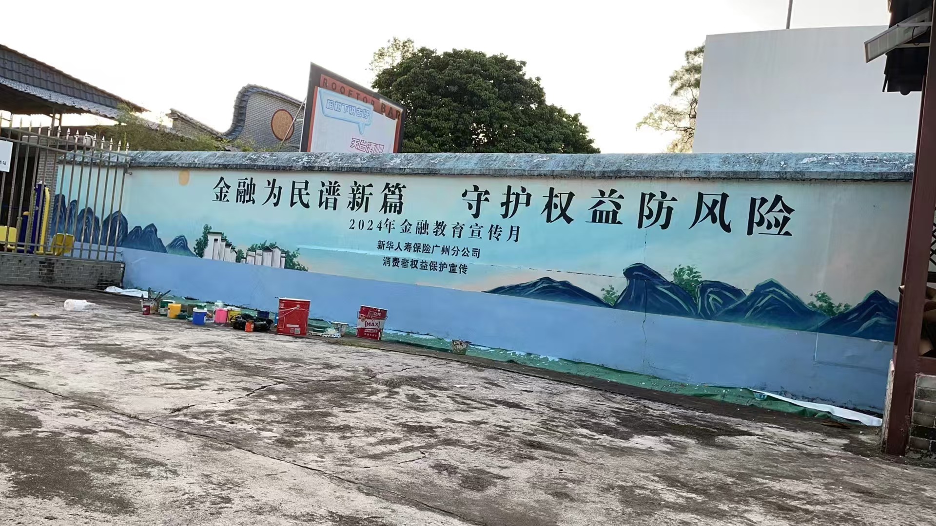 赣州兴国会昌外墙彩绘手绘涂鸦绘画团队同城品牌