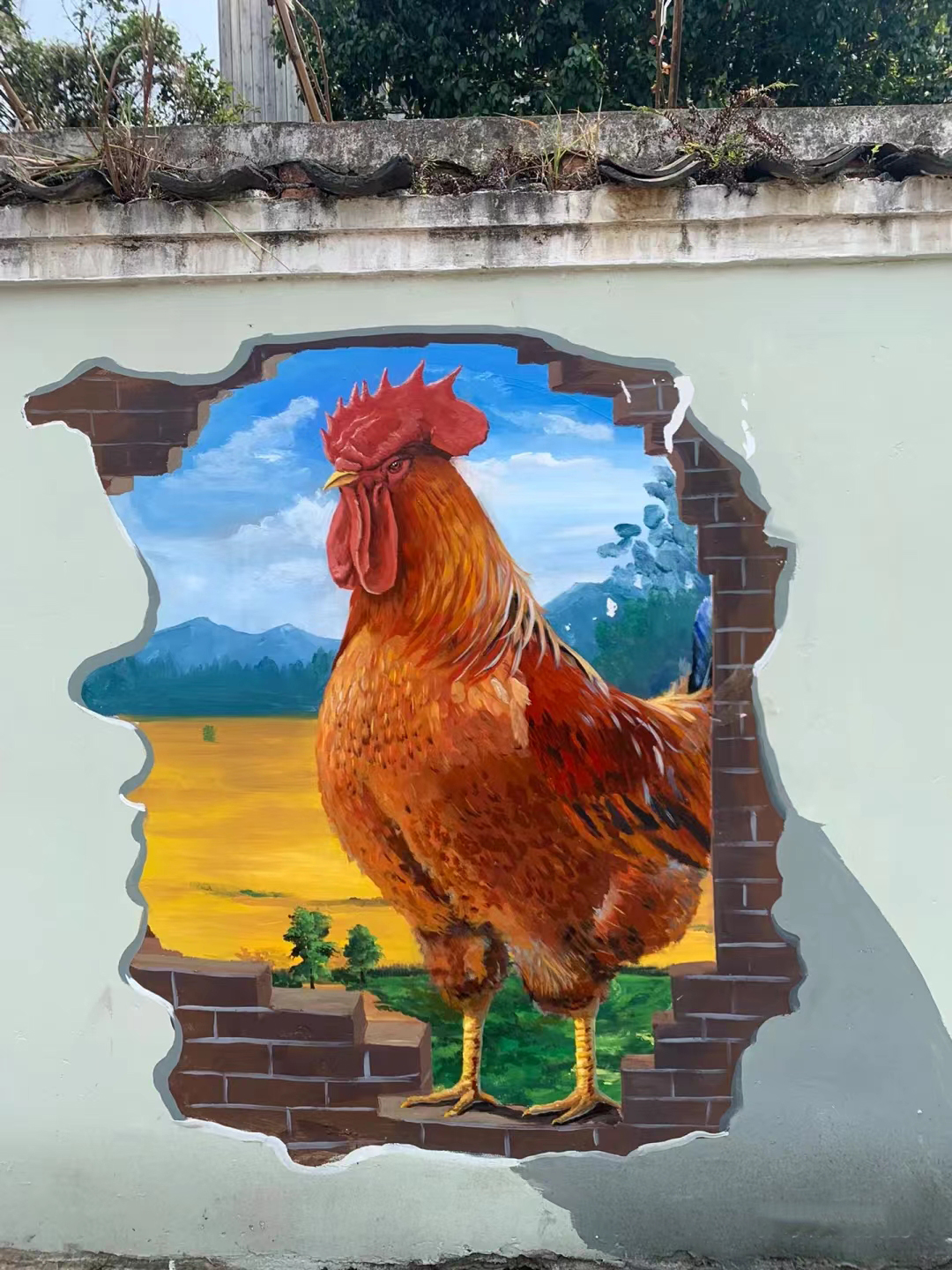 南宁武鸣横县墙面彩绘墙体手绘墙画公司当地公司
