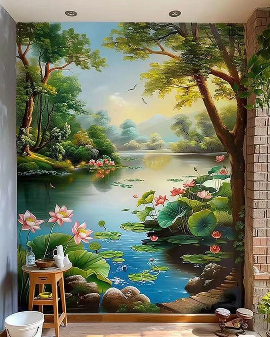 重庆梁平彩绘墙面彩绘手绘画画工作室高性价比