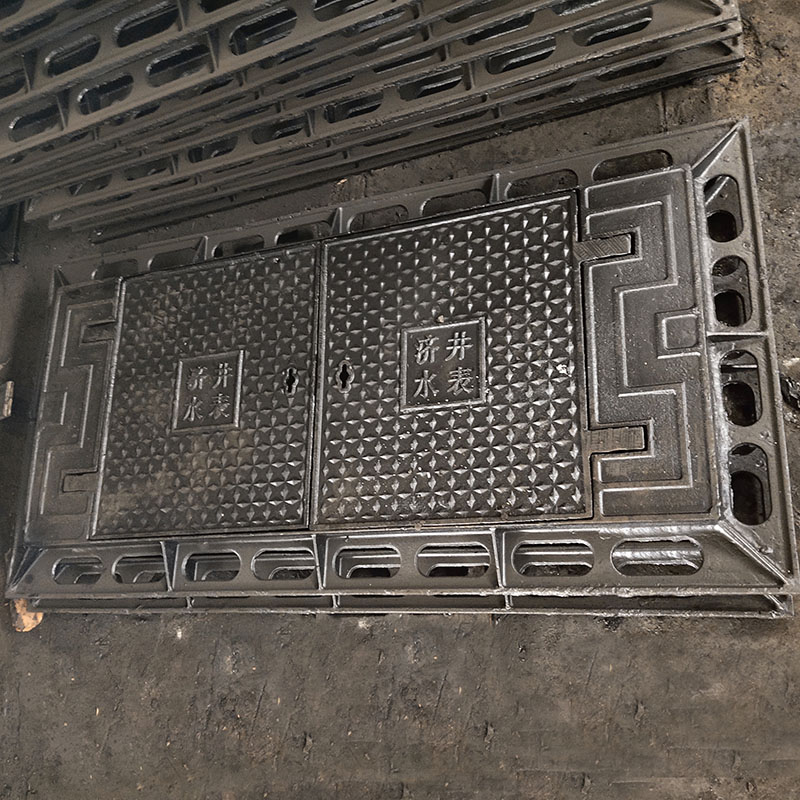 500*500、500*1000单开双开井盖球墨铸铁现货供应建通铸造质量优价格低