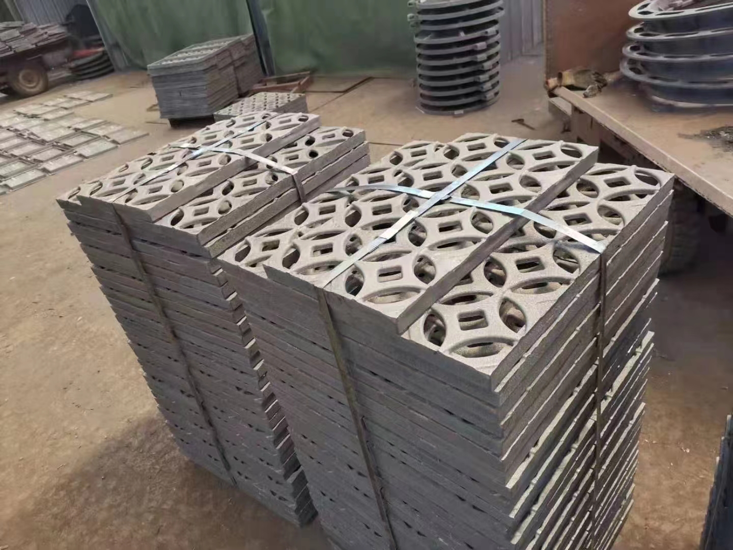 500*500*30铸铁篦子球磨来图定制建通铸造厂家规格齐全实力厂家